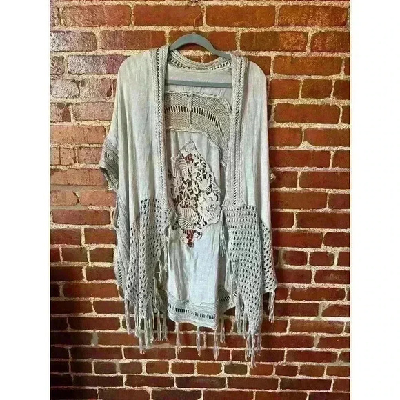 Lacy Blue Duster Overshirt Size Small-Medium, Womens - Picture 1 of 5